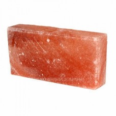 Гималайская соль  Плитка шлифованная 20х10х2,5 см. с пропилом