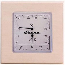 Термогигрометр квадратный SAWO 225-THА ОСИНА