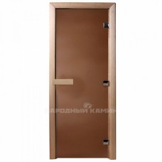 DoorWood Дверь для бани бронза матовая "Теплая ночь"